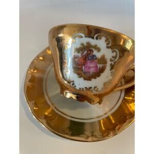 Coffee/Tea Cup & Saucers Gold ST Bavaria Germany China
